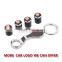 New Style Carbon Fiber Tire Valve Stem Caps With Wrench Keychain