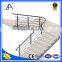 High Style Modestly Priced Silver Anodized Aluminum Folding Handrail
