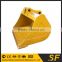 China supplier excavator spare parts mud bucket, excavator bucket