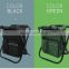 outdoor portable beach camping seat folding storage stool fishing hiking backpack chair with cooler bag BS-029