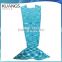 mermaid costume crochet blanket for kids and adult size