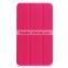 Triple folding PU stand cover case for Samsung Galaxy Tab a 7.0 t285/t280