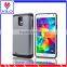 Combo materails card hold touch armor hybrid case for samsung note 4 with mirror