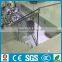 glass indoor straight stairs balustrade railings designs