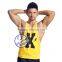 high quality custom gym Stringer Vest / Polyester spandex tank top