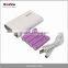 high full capacity smart power bank case 4*18650 battery cells battery charger exchangeable power bank real capacity 14400mah