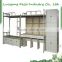 Newest Style Metal Bunk Bed With Desk/High weight capacity adult metal bunk beds