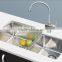 Small Radius R25 Stainless Steel SUS 304 Gauge 18/8 Double bowl kitchen Sink(D03L/R)