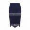 China wholesale fashion style crotchet lace midi women skirt