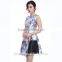OEM Supply Western Dress Designs Sleeveless Printed Ladies Dress