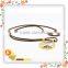 Genuine Pu Leather Fashion Necklace With Exquisite Pendants for Woman Type