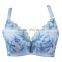 Women's Ink Painting Push Up Bra Retro Style