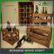 MDF Wooden Wine Display Gift Box For Wine Bottles