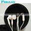 2016 best quality bass stereo earphone wired for mobile phones