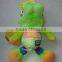 Wholesale Dino Shape Baby Squeaky Rattle Toy / ICTI Audited CE/EN71 Standard Soft Rattle Plush Baby Toys
