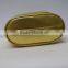 Latest arrive fashion gold pu leather cosmetic custom bags chinese manufacture supply hot fashion travel cosmetic bags