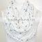 2016 Latest Ladies Scarf Double Layer Floral Printed Viscose Scarf