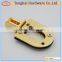 Zinc alloy metal bag handle accessories for handbag