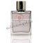 100ml square perfume glass bottle with metal cap, costmetic glass bottle