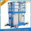 mobile telescop single ladder aluminium lift platform