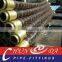 Concrete Pump Wear Resistant Rubber Hose DN100*3m wirh 4 layer wire and 2 ends