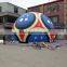 Latest large one layer inflatable dome clear tent for projection, air dome 3D marquee