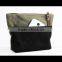 Custom high quality waxed canvas zippered pouch