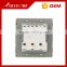 Hight quality White color wall outlet usb switch with 3 gang 2 way