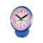 Shiny color Small Magnetic plastic memo clock with folder