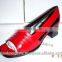 handmade fabric decoration Ceramic pearl shoe lace clipQ