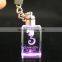 Custom all type of crystal 3d keychains