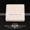 75*75*12.7 Round hole Extruded honeycomb ceramics parts, honeycomb filters for iron casting