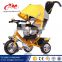4/1 push car kids tricycle double seat / tricycle for children / three wheels baby trike with canopy