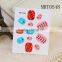 Cute Star and Heart Design 3D Nail Art Stencil Sticker Kids Nail Stickers