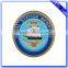 Promotional custom made metal brushed anti copper plating coin