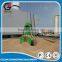 Single cylinder remote control grab for tower crane