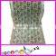 24 rows rhinestone trimming with pearl rhinestone mesh