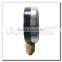 High quality 80mm black steel brass internal gauge pressure thermometer