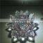 Beautiful Artificial Lotus Flower Crystal Glass Ornaments