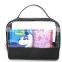 Transparent Cosmetic Pouch Clear PVC Zipper Bags with Handles