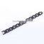 Hottest wholesale 316 stainless steel fashion charm bracelet for man, black color bracelet