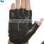 Custom mens unlined fingerless deerskin leather car driving gloves