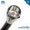 RG58U coaxial cable CCS conductor 50 OHM foam PE Al foil shield AL-Mg wire braid PVC jacket