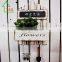 Rustic Chic Wooden Hanging Flower Pot