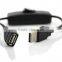 Hot Sale USB Power Cable With ON/OFF Switch