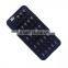 soft tpu+3D metal rivet skull start back case for Iphone6 plus