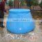 high quality onion shape plastic water bladder for fire fighting