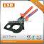 LK-280 ratchet wire cable cutters dual material insualted handle 750AWG