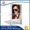 Customized size lockable led outdoor light box with aluminum edge lit