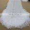 new arrival ruffle bodice sweatheart long flowers tail wedding dress with crystal belt